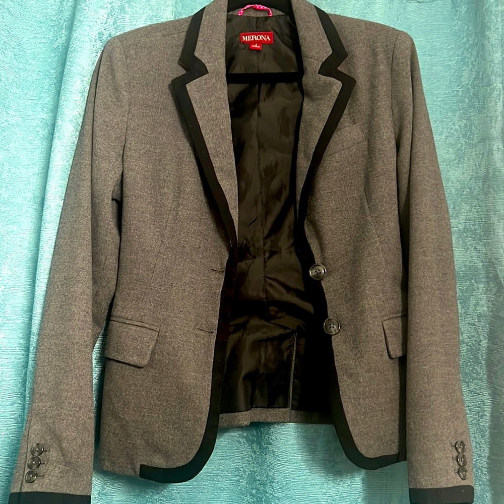 Merona woman grey blazer